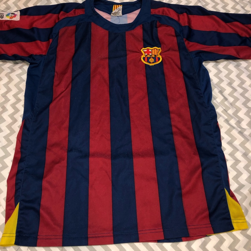 FCB  size large soccer goalie jersey LPF